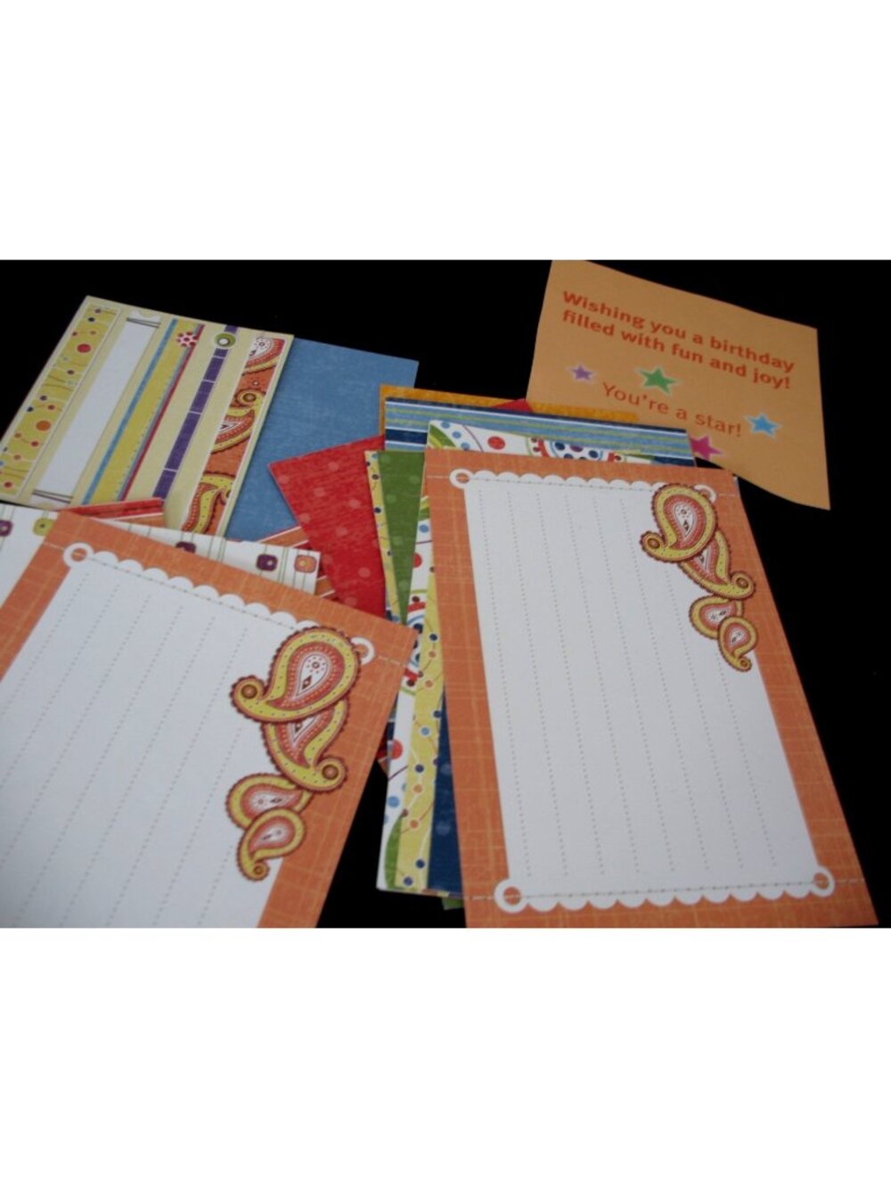 CREATIVE MEMORIES MilestonesalbumKit; Every Day&Candy 4.5x6.5 Photo mats partial